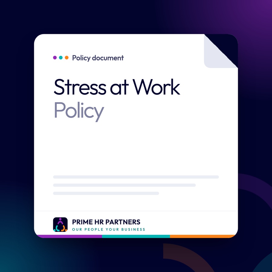 Stress at Work Policy