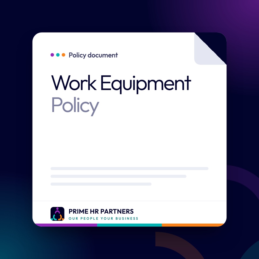 Work Equipment Policy